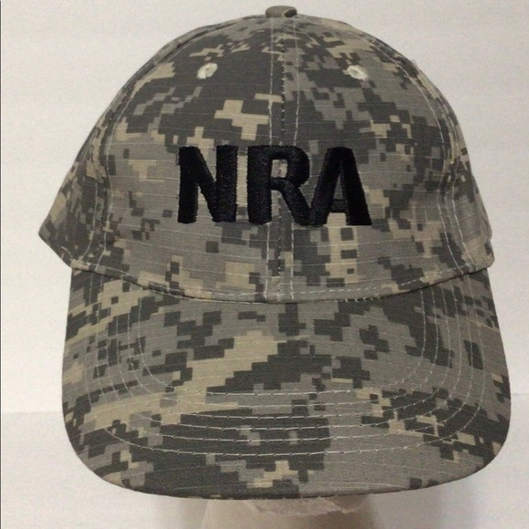 Nra National Rifle Assoc Camo Hat Baseball Cap New - Picture 3 of 6